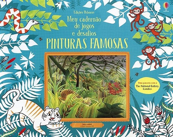 Meu Cadernão De Jogos E Desafios: Pinturas Famosas