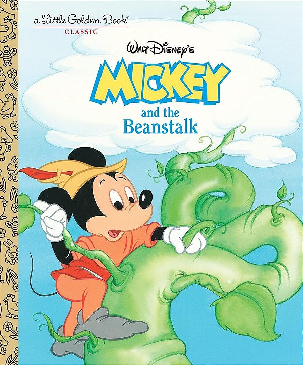 Mickey And The Beanstalk - Little Golden Book - Disney Classic-..