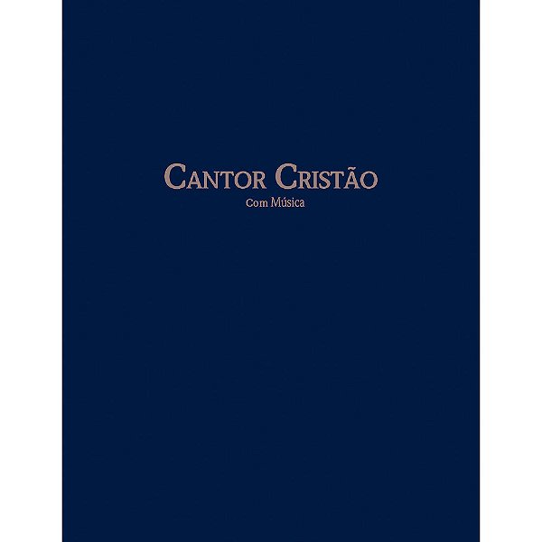Cantor Cristão Grande Com Música - Espiral Azul