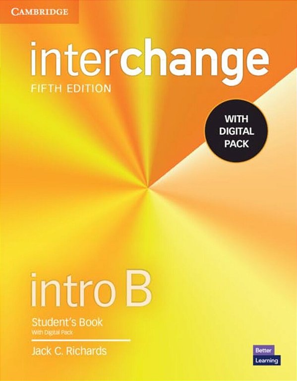 Interchange Intro B - Student's Book With Digital Pack - Fifth Edition