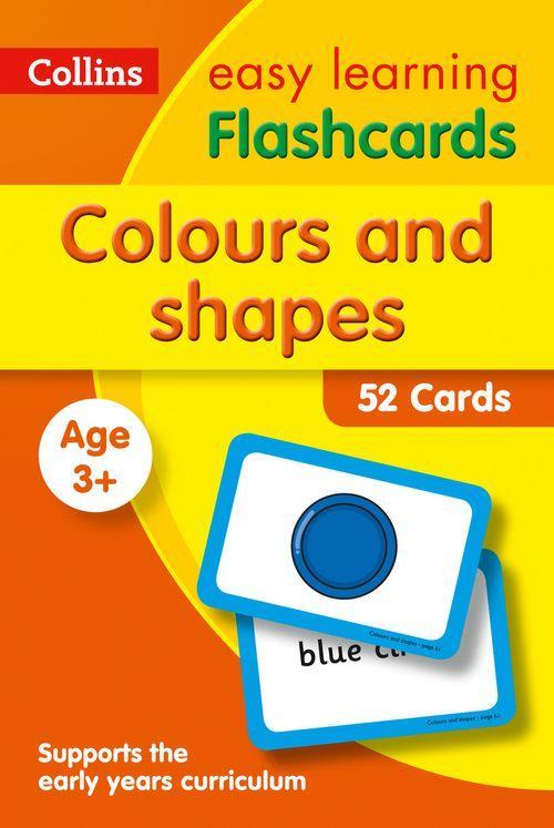 Colours And Shapes Flashcards - Collins Easy Learning Preschool - 52 Cards - Age +3-..