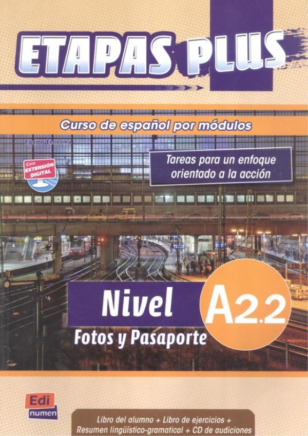 Etapas Plus A2.2 - Libro Del Alumno Con Ejercicios Y CD Audio-..