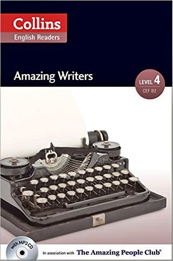 Amazing Writers - Collins English Readers - Level 4 - Book With MP3 CD-..