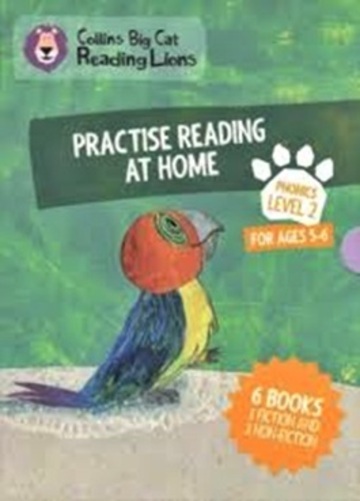 Practise Reading At Home - Collins Big Cat Reading Lions - Level 2 - Box Set With 6 Books-..