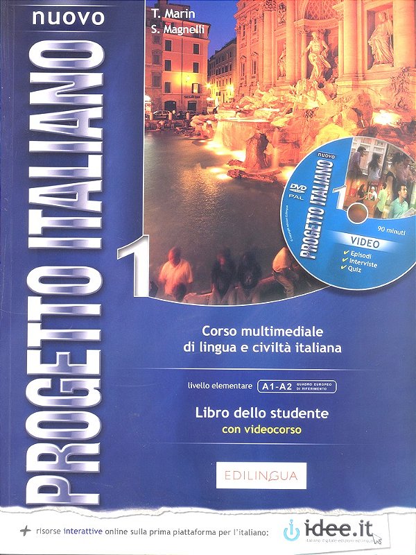 Nuovo Progetto Italiano 1 - Libro Dello Studente Con Dvd Video-..