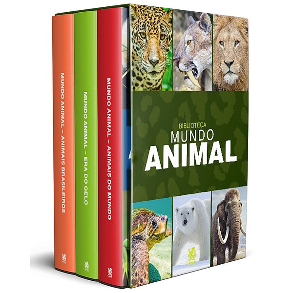 Biblioteca Mundo Animal - Box Com 3 Livros..-