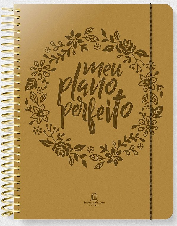 Meu Plano Perfeito (Capa Pu Dourada)