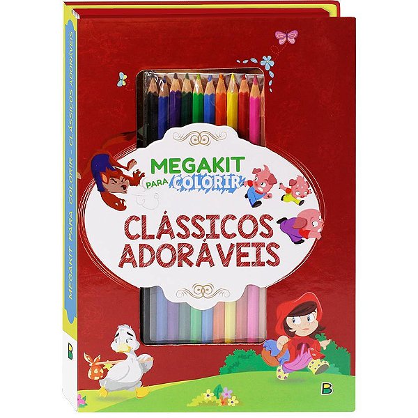 Megakit Para Colorir: Classicos Adoraveis