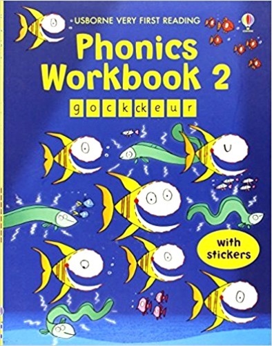 Phonics Workbook 2 - Usborne Very First Reading - Book With Stickers-..