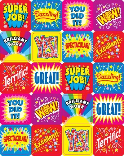 Positive Words Motivational - 120 Stickers-..