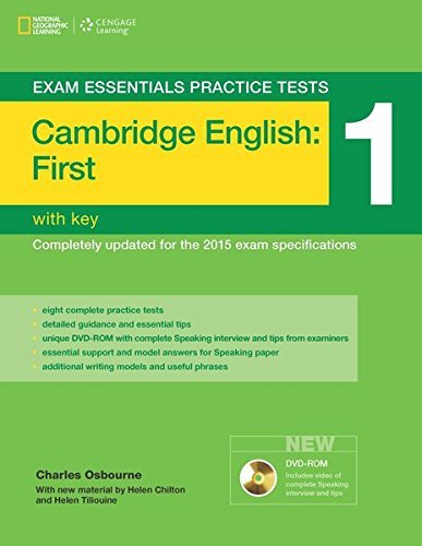 Cambridge First Practice Tests 1 - Book With Key And Dvd-ROM - Third Edition