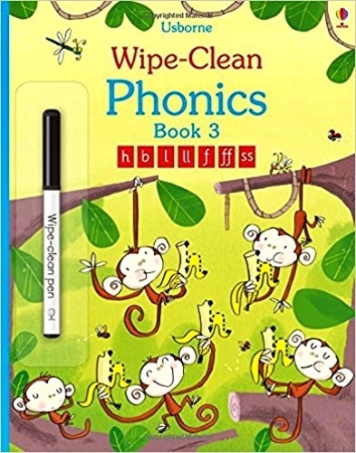 Usborne Wipe-Clean Phonics - Book 3-..
