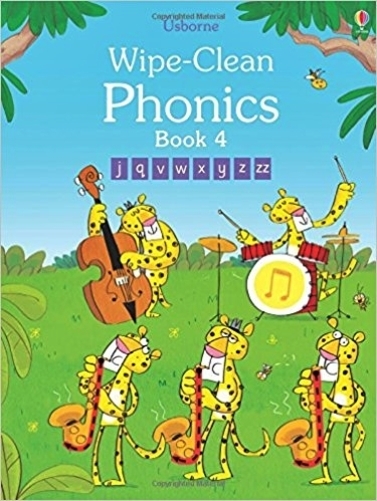 Usborne Wipe-Clean Phonics - Book 4-..