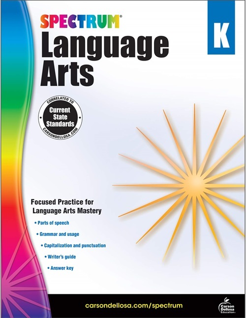Spectrum Language Arts Grade K - Workbook-..