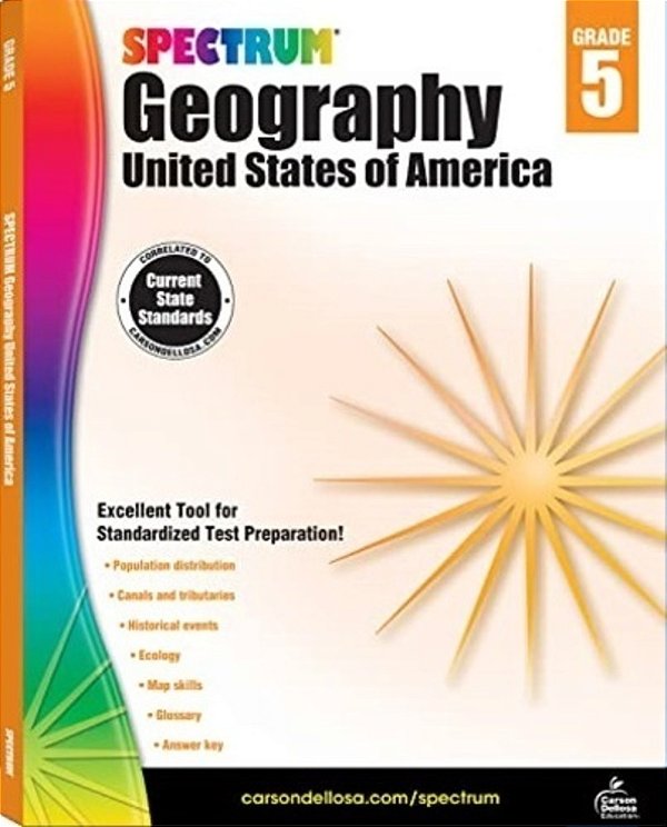 Spectrum Geography Grade 5 - Workbook-..