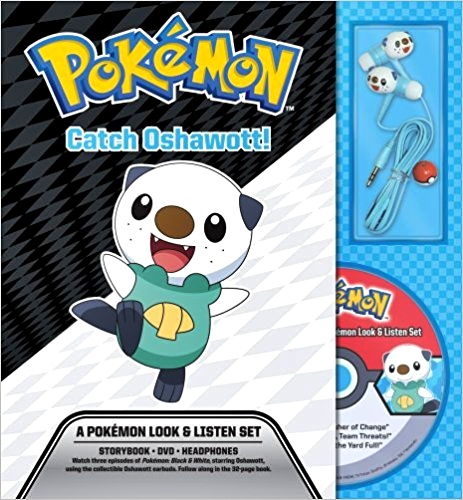 Pokémon - Catch Oshawott! - A Pokémon Deluxe Look & Listen Set - Book, Dvd And Headphones-..