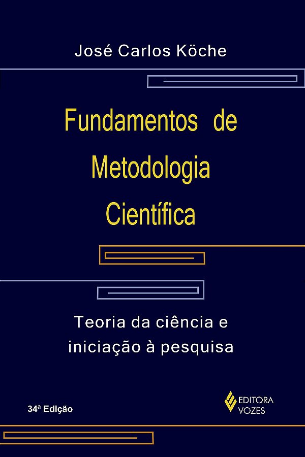 Fundamentos De Metodologia Científica - Teoria Da Ciência E Iniciação Á Pesquisa - 34ª Edição..-