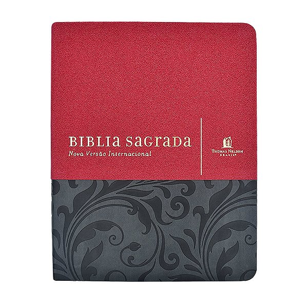 Bíblia Nvi, Couro Soft, Vermelho, Com Espaço Para Anotações, Leitura Perfeita