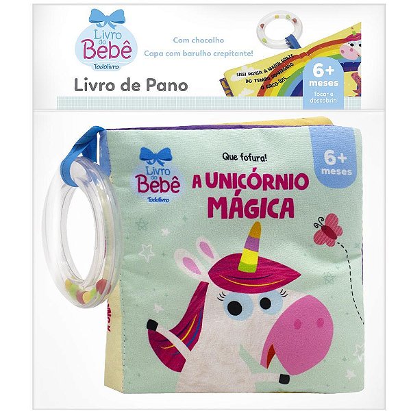 Que Fofura II - Um Livro De Pano: O Unicórnio Mágico