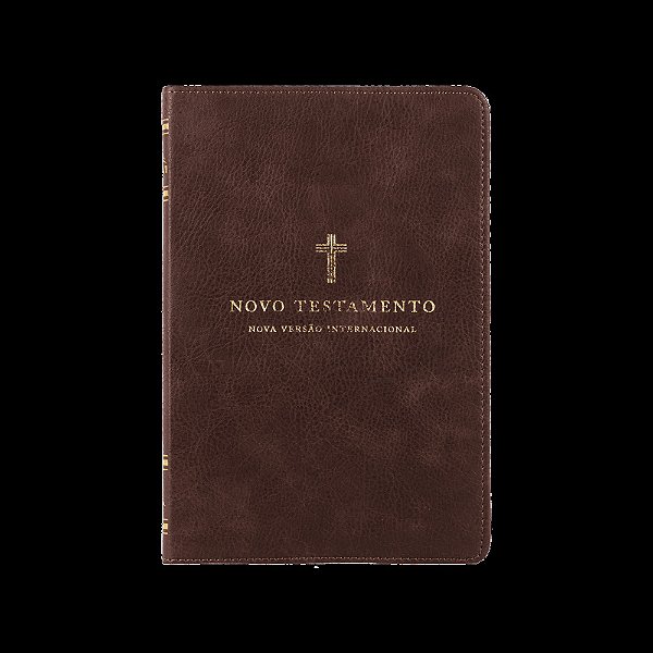 Novo Testamento, Nvi, Couro Soft, Cruz Marrom, Leitura Perfeita
