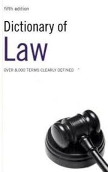 Dictionary Of Law - Fourth Edition-..