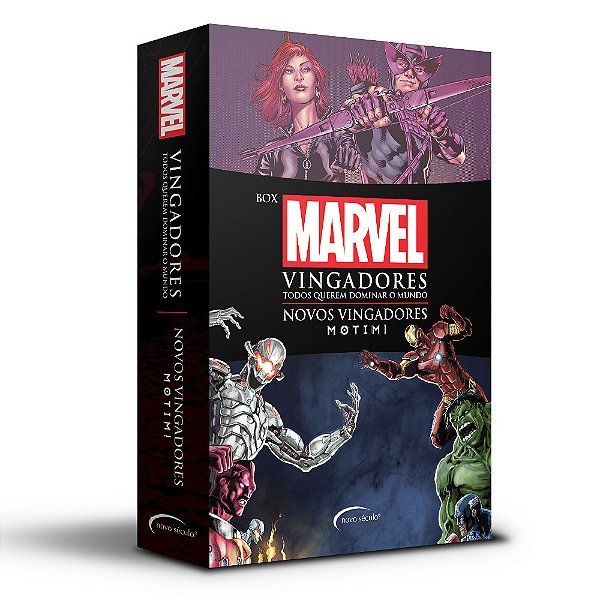 Box Vingadores Todos Querem Dominar O Mundo..-