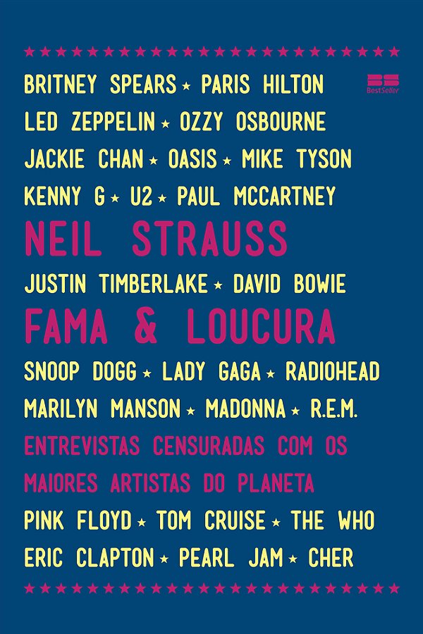 Fama E Loucura Entrevistas Censuradas Com Os Maiores Artistas Do Planeta