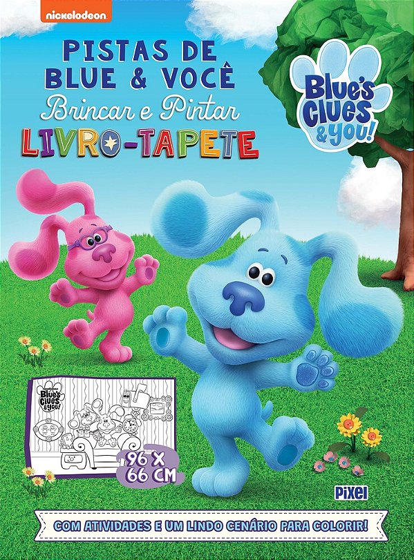 Pistas De Blue & Você Brincar E Pintar - Livro-Tapete