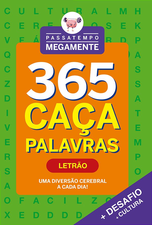 Passatempo Megamente 365 Caça-Palavras - Letrão..-