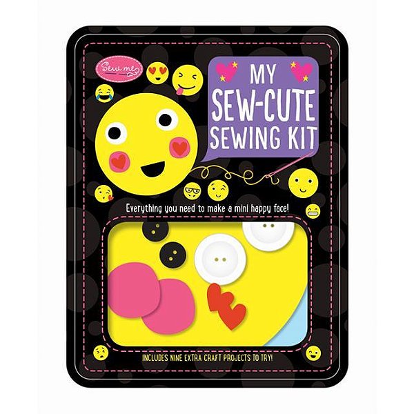 My Sew-Cute Sewing Kit - Everything You Need To Make A Mini Happy Face!-..