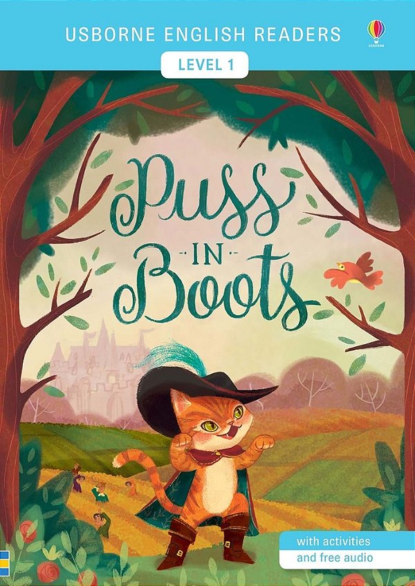 Puss In Boots - Usborne English Readers - Level 1 - Book With Activities And Online Audio