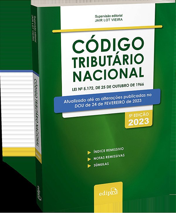 Código Tributário Nacional 2023 Míni