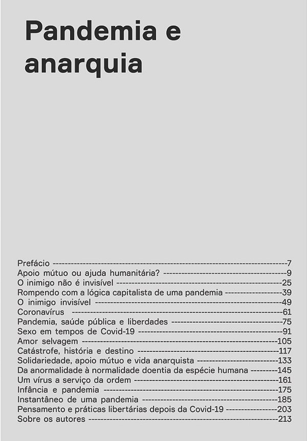 Pandemia E Anarquia..-