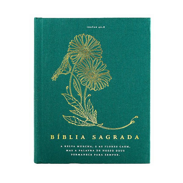 Bíblia Nvi Com Espaço Para Anotações, Tecido, Leitura Perfeita, Ramalhete