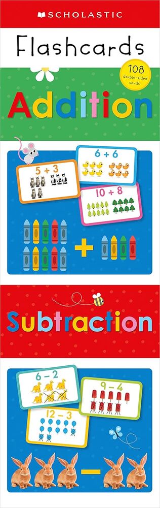 Addition & Subtraction Flashcard Pack - Scholastic Early Learners