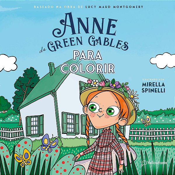 Anne De Green Gables Para Colorir