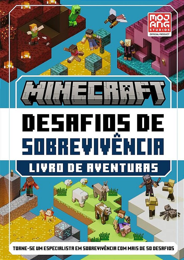 Minecraft: Desafios De Sobrevivência - Livro De Aventuras Oficial Com Mais De 50 Desafios