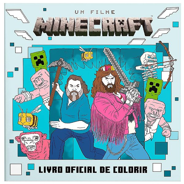 Um Filme Minecraft - Livro Oficial De Colorir