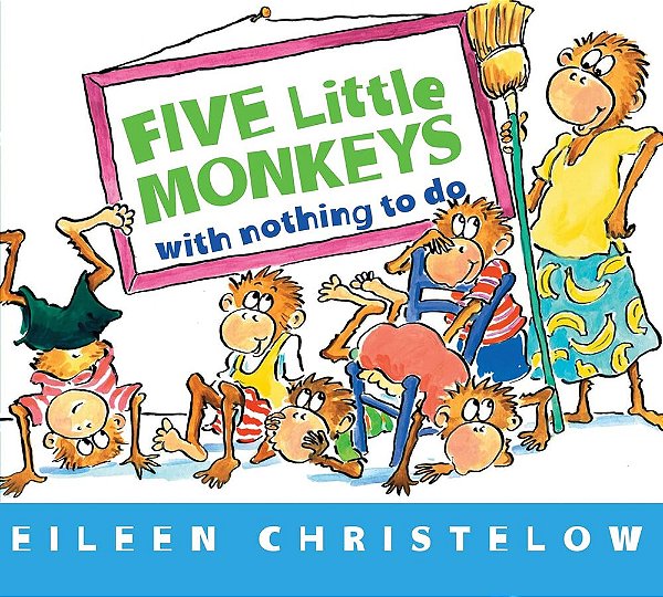 Five Little Monkeys With Nothing To Do Board Book-..