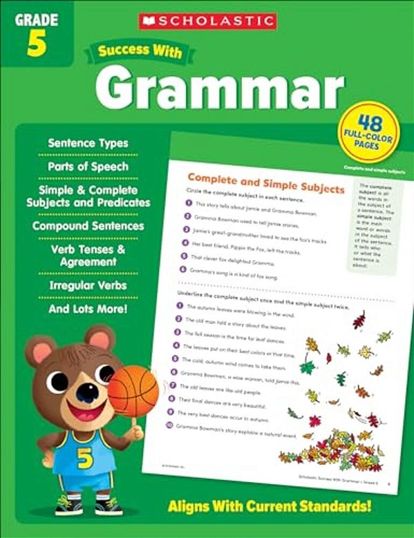 Scholastic Success With Grammar - Grade 5 Workbook-..