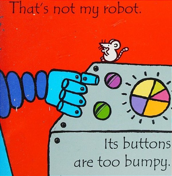 Touchy Feely Board Book Thats Not My Robot