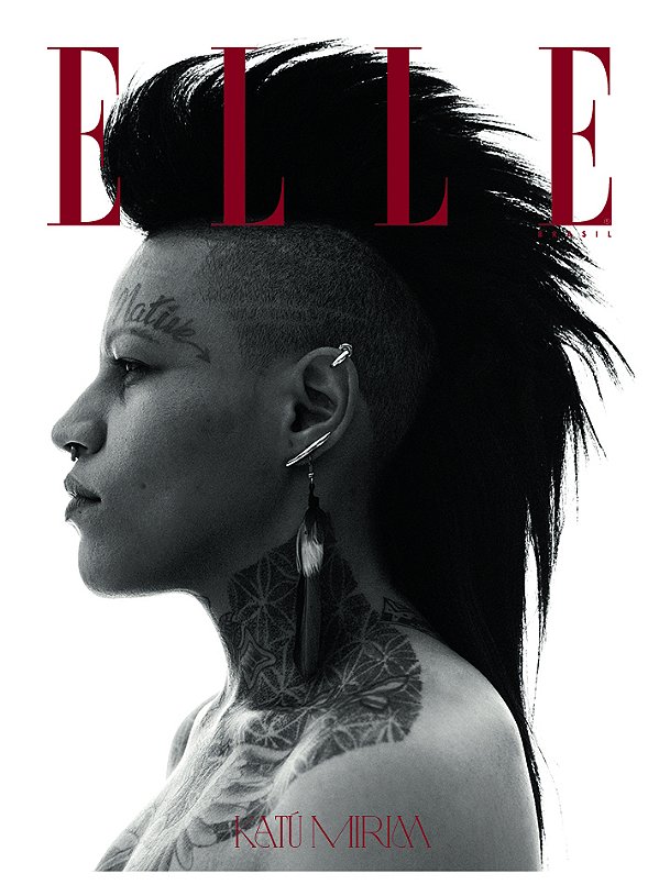 Elle Brasil Capa Versão Katú Mirim..-