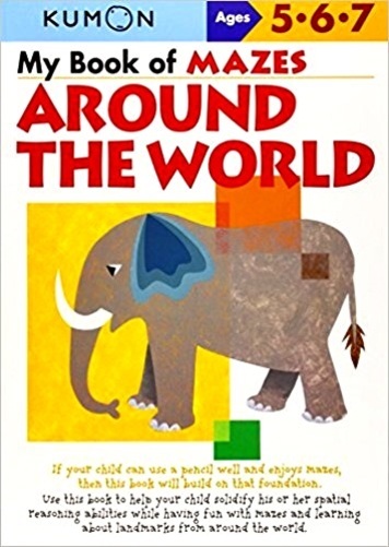 My Book Of Mazes Around The World - Ages 5-6-7..-