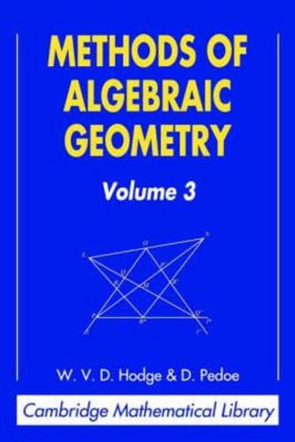Methods Of Algebraic Geometry: Volume 3-..