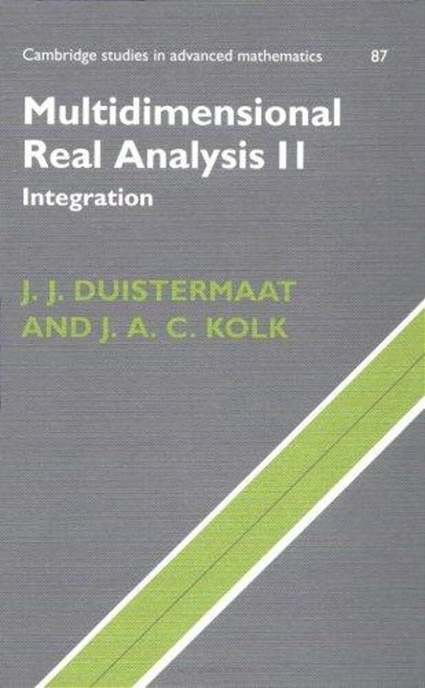 Multidimensional Real Analysis I: Differentiation. -..