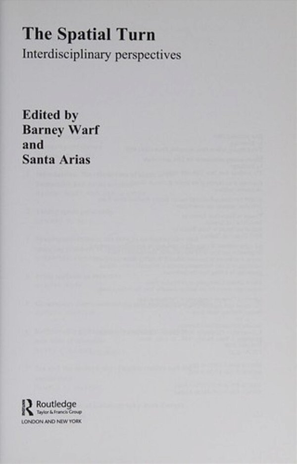 The Spatial Turn: Interdisciplinary Perspectives-..