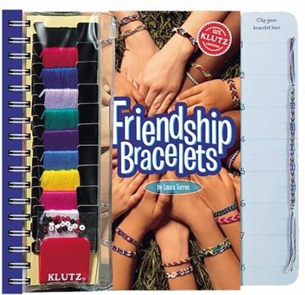Friendship Bracelets - With Embroidery Floss & Cool Klutz Clip And Beads-..