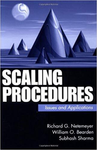 Scaling Procedures: Issues And Applications-..