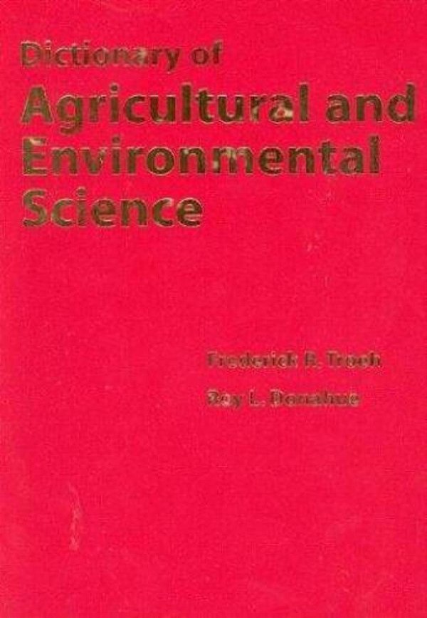 Dictionary Of Agriculture And Environmental Science-..