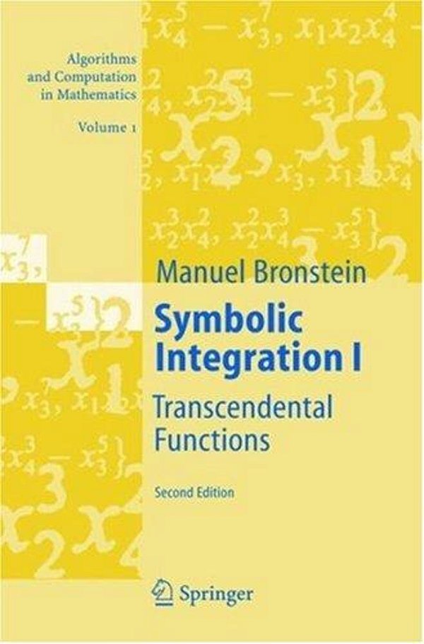 Symbolic Integration I: Transcendental Functions-..